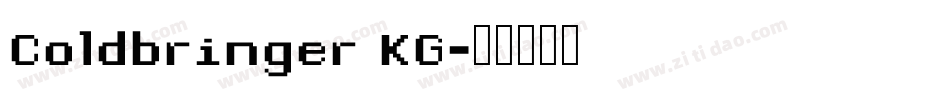 Coldbringer KG字体转换